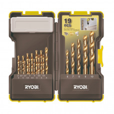 Набор сверл по металлу HSS 19 шт. Ryobi RAK19HSS