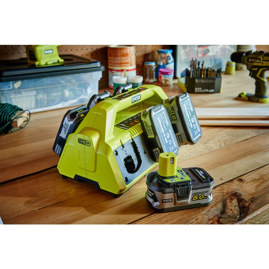 Зарядная станция для 6 аккумуляторов ONE+ Ryobi RC18627