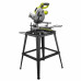 Торцовочно-усовочная пила со станиной Ryobi EMS216L-LSG