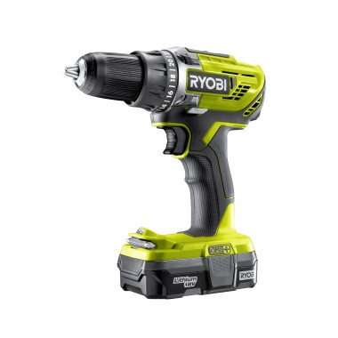 Аккумуляторная дрель-шуруповерт (1х1.3А) Ryobi R18DD3-113S Аккумуляторная дрель-шуруповерт (1х1.3А) Ryobi R18DD3-113S