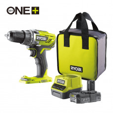 Аккумуляторная дрель-шуруповерт (1х2.0Ач) Ryobi R18DD3-120S