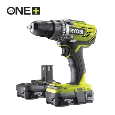Аккумуляторная дрель-шуруповерт (2х1.3Ач) Ryobi R18DD3-213S Аккумуляторная дрель-шуруповерт (2х1.3Ач) Ryobi R18DD3-213S