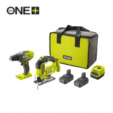 Набор из двух инструментов Ryobi R18DDJS-220S
