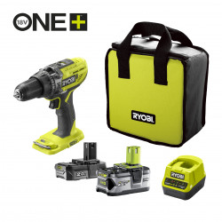 Аккумуляторная ударная дрель-шуруповерт (4.0Ач + 2.0Ач) Ryobi R18PD3-242S