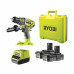Бесщеточная ударная дрель-шуруповерт (2х2.0 Ач) Ryobi R18PD7-220B