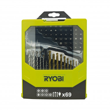 Комбинированный набор 69 шт. Ryobi RAK69MIX