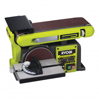 Шлифовальный станок со шлифлентой и шлифдиском Ryobi RBDS4601G