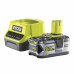 Набор из аккумулятора (1х5.0Ач) и зарядного устройства Ryobi RC18120-150
