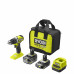Аккмуляторная ударная бесщеточная дрель-шуруповерт Ryobi ONE+ RPD18C-242S 5133004983