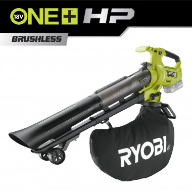 Бесщеточный садовый пылесос-воздуходувка Ryobi ONE+ 18В RY18BVXA-0 5133005546