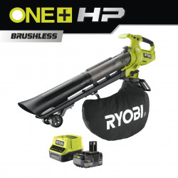 Бесщеточный садовый пылесос-воздуходувка Ryobi ONE+ 18В RY18BVXA-150 5133005666