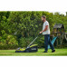 Аккумуляторная газонокосилка Hybrid Ryobi RY18LMH37A-250