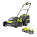 Аккумуляторная газонокосилка Hybrid Ryobi RY18LMH37A-250