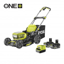 Аккумуляторная бесщеточная газонокосилка Ryobi 18В RY18LMX46A-250 (2х5.0Ач) 5133005790