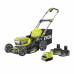 Аккумуляторная бесщеточная газонокосилка Ryobi 18В RY18LMX46A-250 (2х5.0Ач) 5133005790